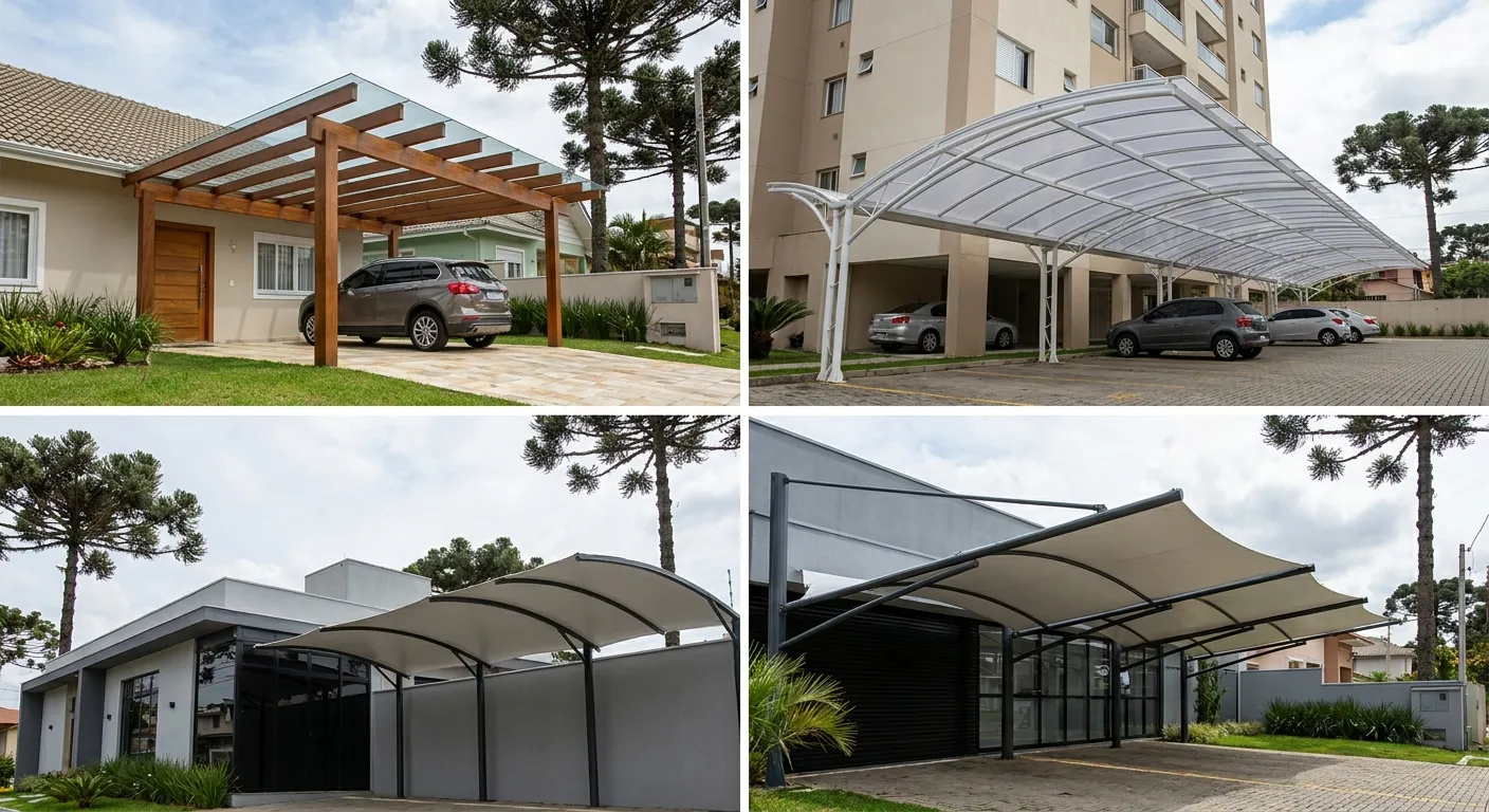 Coberturas para Garagem em Curitiba: Residencial, Condomínio e Comercial